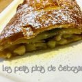 Strudel aux poires fondantes et au chocolat