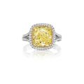 A Fancy Yellow Diamond Ring