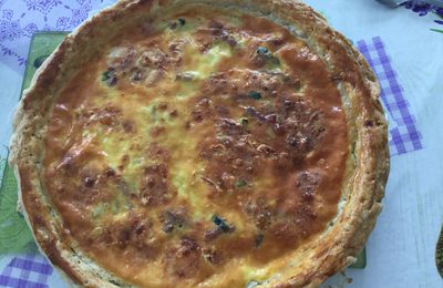 Tarte Courgette Chèvre