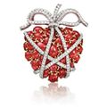 Verdura. Wrapped Ruby Heart Brooch