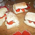 sandwich de fraise