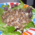 Salade de lentilles au thon et au cumin (4 points)