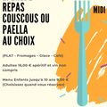 Repas Couscous ou Paella à Epenède