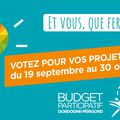 BUDGET PARTICIPATIF - Votez pour vos projets préférés