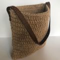 Sac crocheté en fil de jute 