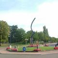 Rond-point à Mably
