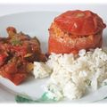 Tomates farcies au chorizo ( Cookéo)