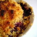 Crumble aux fruits rouges