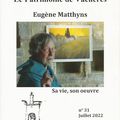 Eugène Matthyns, sa vie, son oeuvre