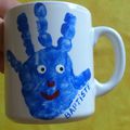 Mug empreinte pour la fête des pères 