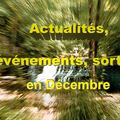 Actualités, événements, sorties en Décembre 