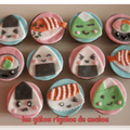 Cupcakes kawaii "Onigiri & Sushi"