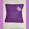 Coussin papillon.