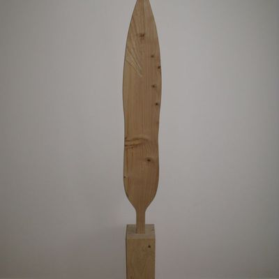Feuille de bois - Pin massif hauteur 165 (cm)