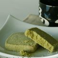 Sablés au thé vert Matcha, sans gluten