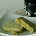 Sablés au thé vert Matcha, sans gluten