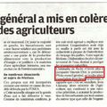 Seine & Marne : le conseil général a mis en colère le patron des agriculteurs