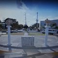 Rond-point à Nuevo Laredo (Mexique)