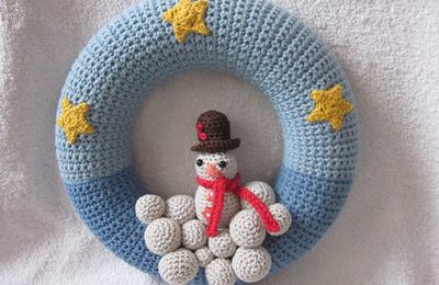 Défi hiver - la couronne de Noel...