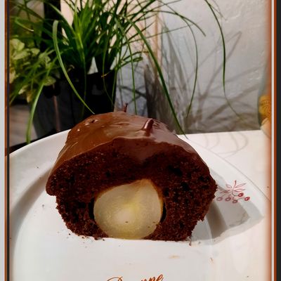 Cake poire chocolat