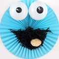 Halloween : la couronne de porte DIY Cookie Monster