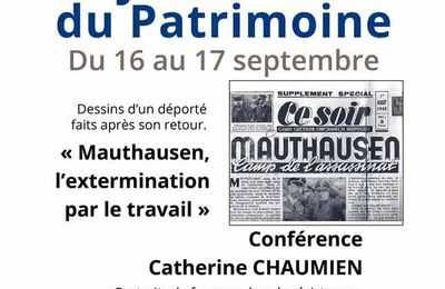 16-17 septembre 2017 à VIENS: journées du Patrimoine à la chapelle Saint Ferréols par Madame Catherine CHAUMIEN