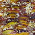 Tian de fruits d'été à la lavande