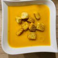 Soupe courge carottes poireaux 