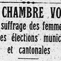 Le vote des françaises en 1925