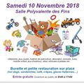 Vide chambre d'enfants le samedi 10 novembre aux Fins