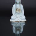 A Qingbai seated figure 'Guanyin'. China, probably Southern Song-dynasty (1127-1368)