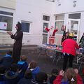 Visite du Père Noël au périscolaire