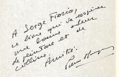 Pierre Magnan : dédicace(s) de Pour saluer Giono