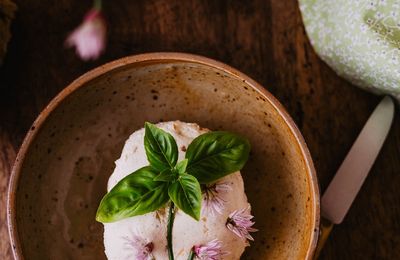 Fromage frais printanier maison