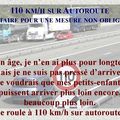 JE ROULE A 110 SUR AUTOROUTE