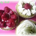 Concours "girly"... pour Lauriana...les cupcakes so kawaii matcha- framboises et les tendances automne hiver