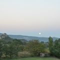 Coucher de Lune depuis le Mas en Provence