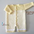 TUTO tricot bb BOUTIQUE bebe modele layette bébé et patron a tricoter Explications brassière, bonnet, bloomer, chaussons