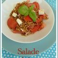 SALADE DE LENTILLES ET FETA