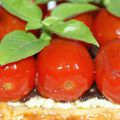 Feuilleté arlequin aux tomates cerise