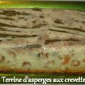 Terrine d'asperges aux crevettes