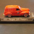 (Solido - 4551) Peugeot 203 pompiers