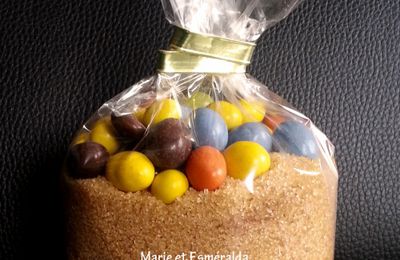 Comment faire un cadeau gourmand-Partie 2: le kit brownie aux M&M's