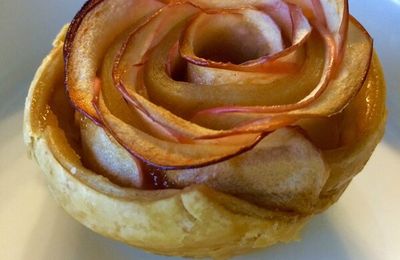 Roses feuilletées aux pommes