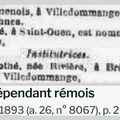 Samedi 08 Avril 1893 Mutations d’instituteurs