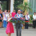 Commémoration du 14 juillet à Bormes les Mimosas