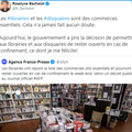 Ouverture des librairies pendant le confinement à Nice et Dunkerque