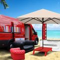 Le camion qui livre : une superbe opération qui conjugue littérature et bord de mer!! 
