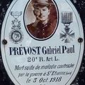 PREVOST Gabriel (Nohant Vic) + 03/10/1918 Saint Etienne (42)