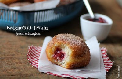 Beignets  fourrés à la confiture (au levain)